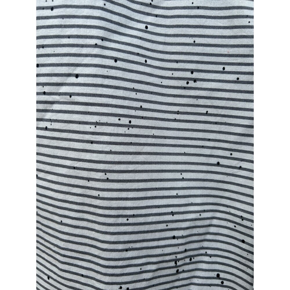 Hurley Shirt Size Xl Gray Stripe Button Down Current Style With Quality Fabric, - Picture 4 of 5
